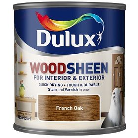 Лак-морилка на водной основе Dulux Woodsheen полуматовый French Oak (французский дуб) (0,25л)